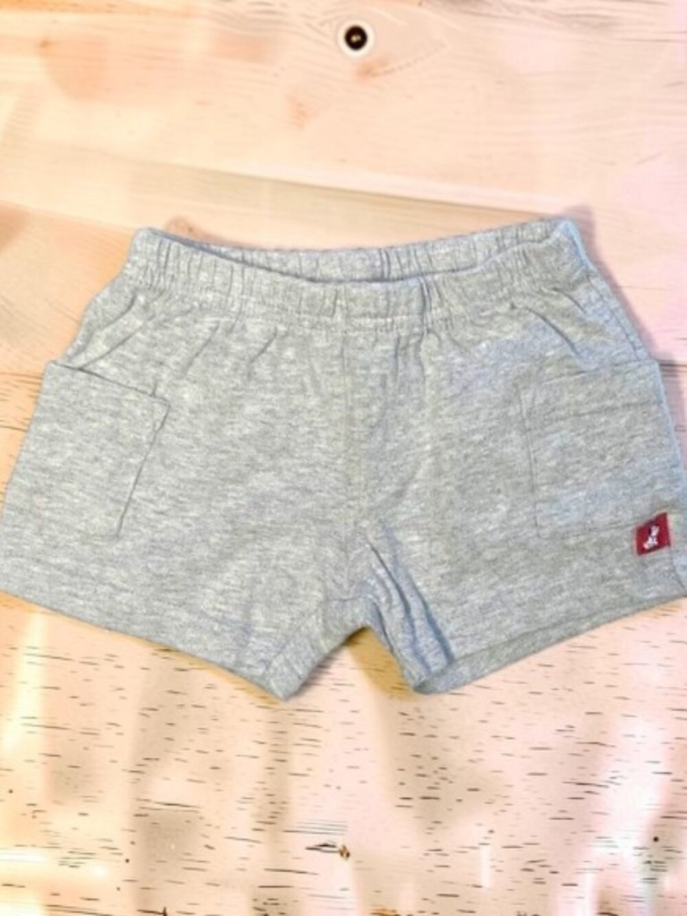 6/$12 💥♻ Carter's Infant Heather Grey Shorts with Pockets | Size 3-6m | 0601